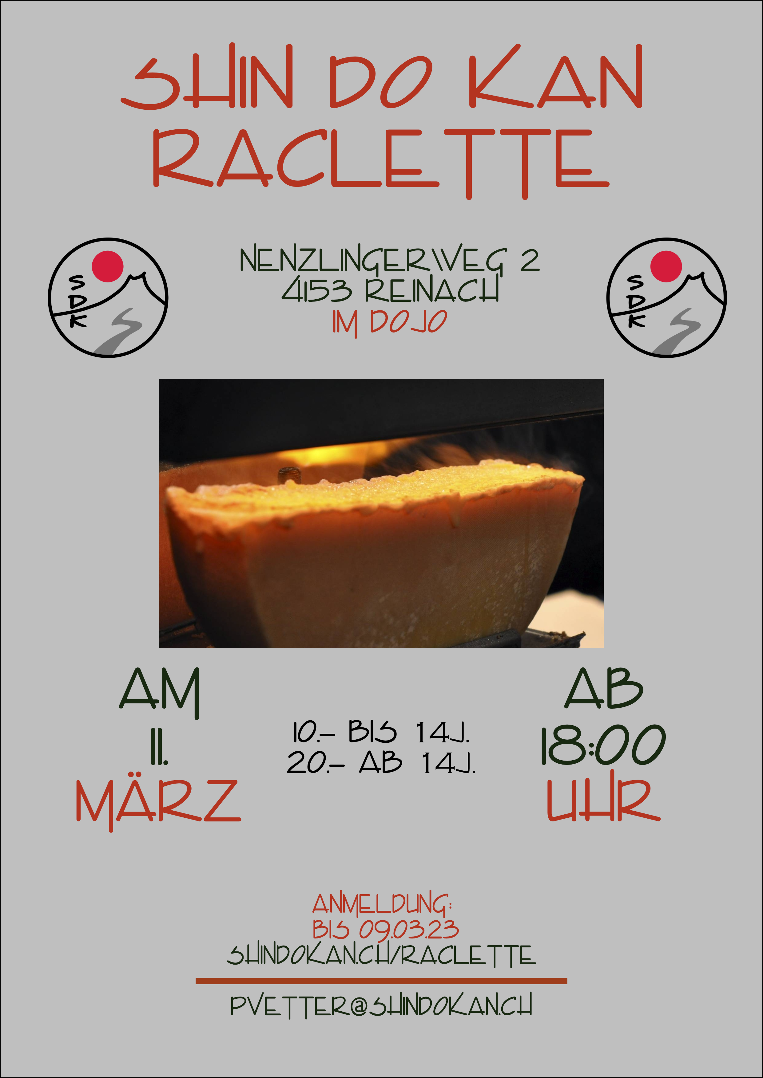 SDK Raclette-Abend 2023 @ SC Shin Do Kan | Reinach | Basel-Landschaft | Schweiz